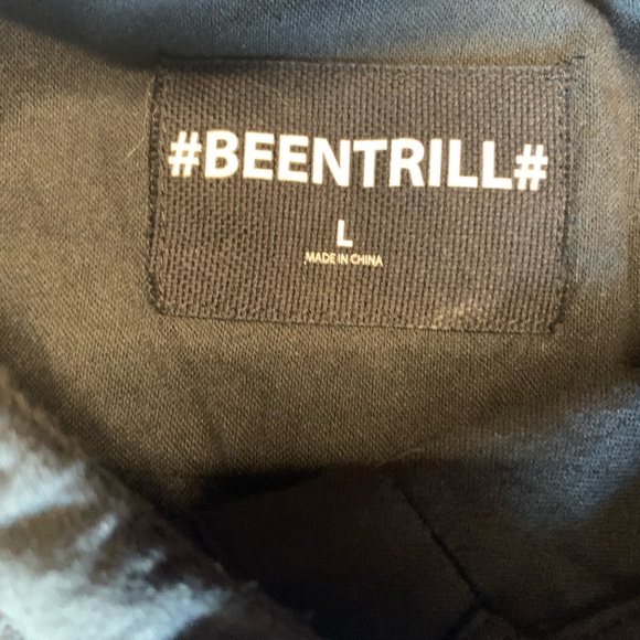 BEEN TRILL Shirt Mens L Black Brushed Cotton Button Up #BEENTRILL# - Picture 10 of 15